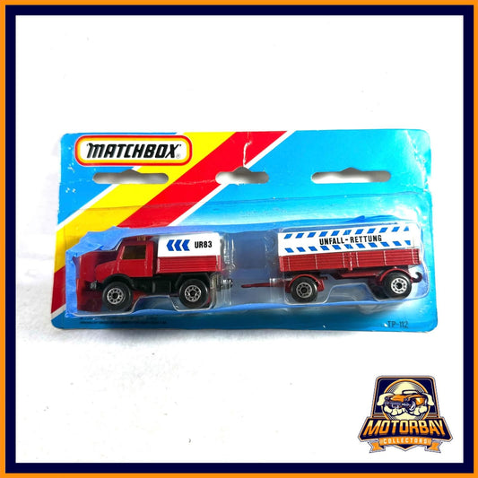 Matchbox 1/64 Unimog set. Hecho en Macau