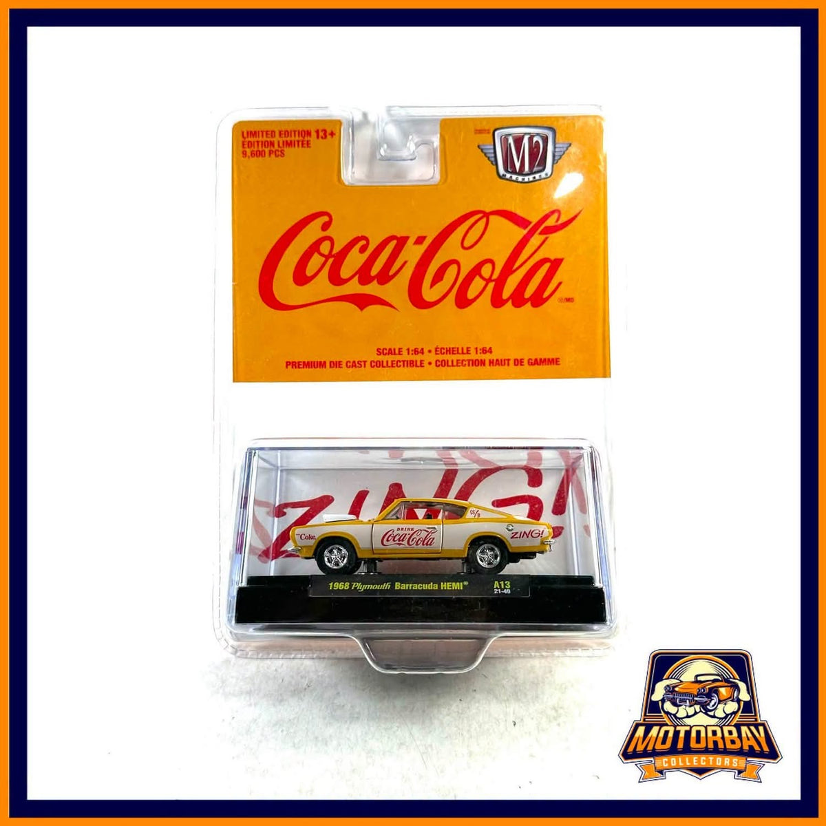 M2 1/64 plymouth Barracuda coca cola