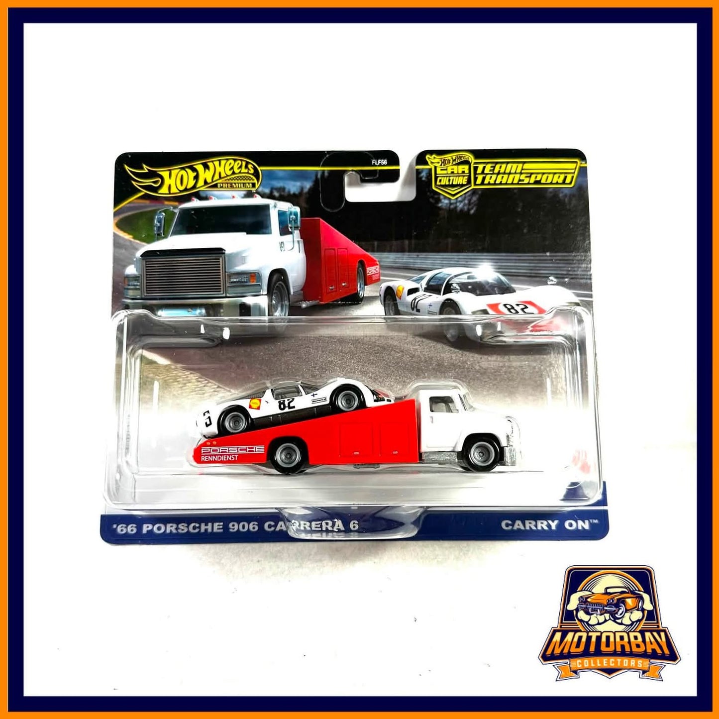 Hot Wheels premium 1/64 team transport Porsche 906