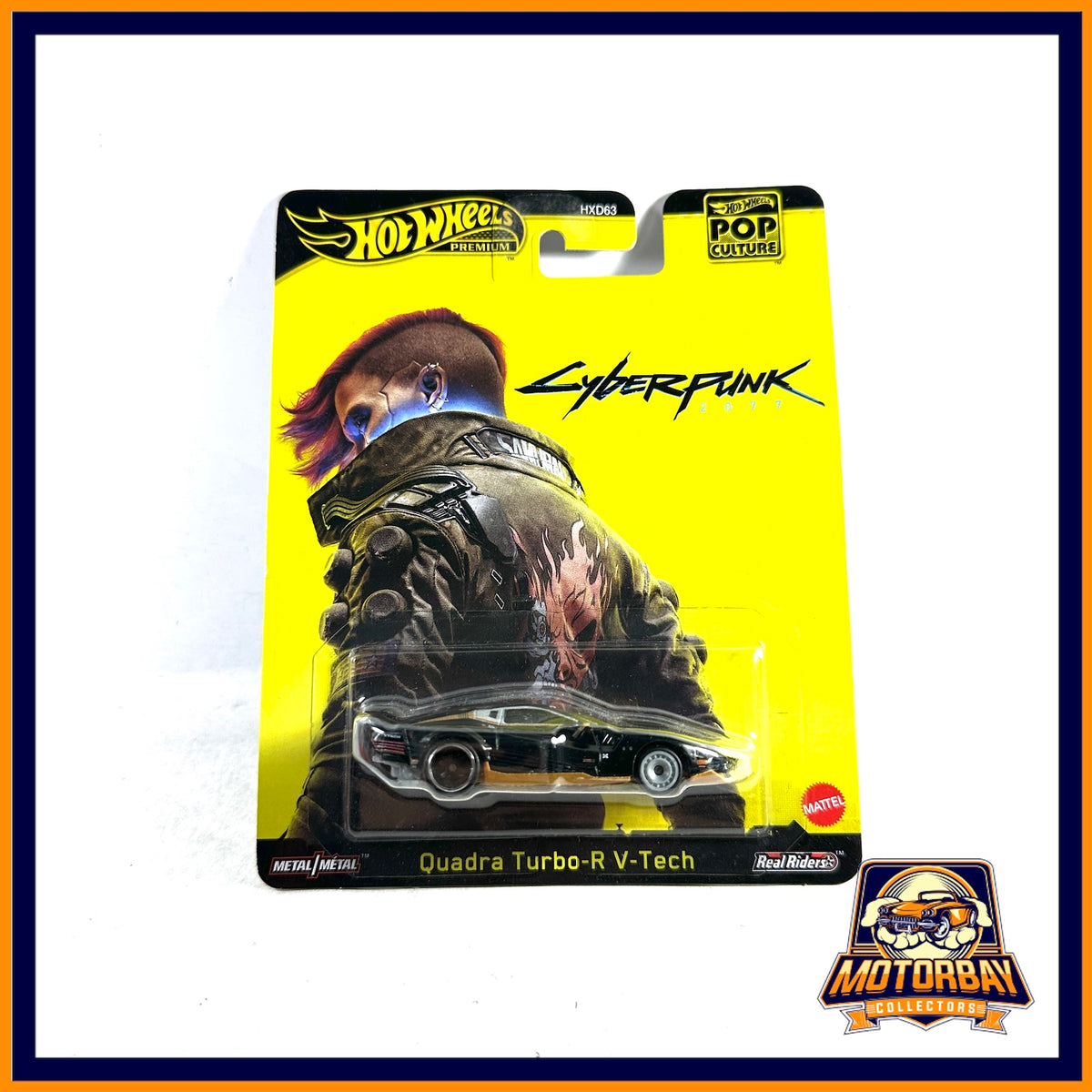 Hot Wheels pop culture premium 1/64 cyberpunk quadra turbo