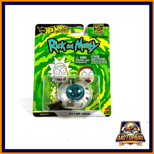 Hot Wheels premium 1/64 Rick and Morty Nave