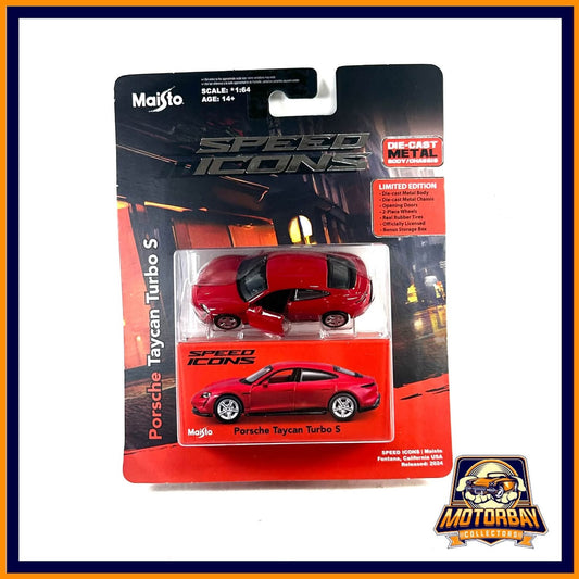 Maisto 1/64 speed icons Porsche taycan turbo s