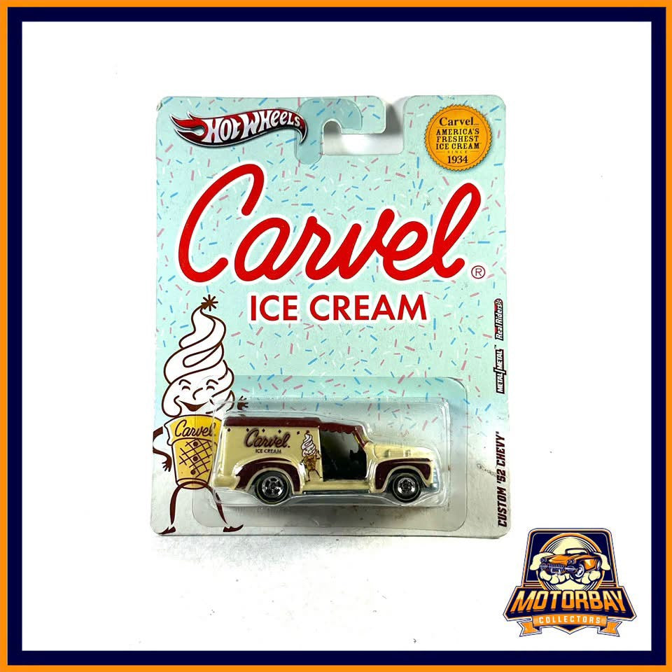 Hot Wheels premium 1/64 custom 52 chevy carvel ice crean