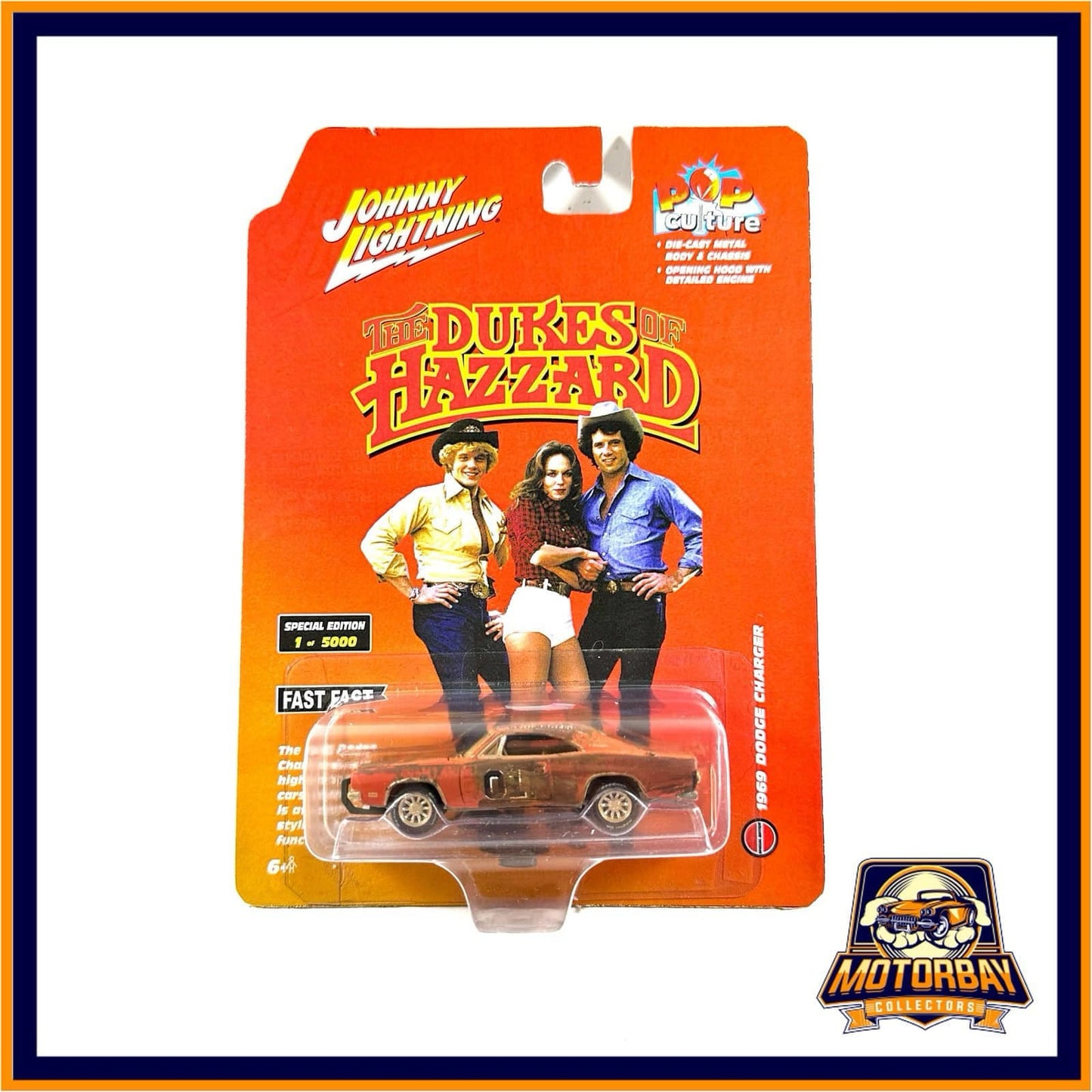 Johnny Lightning 1/64 custom versión Dukes de Hazzard versión sucia