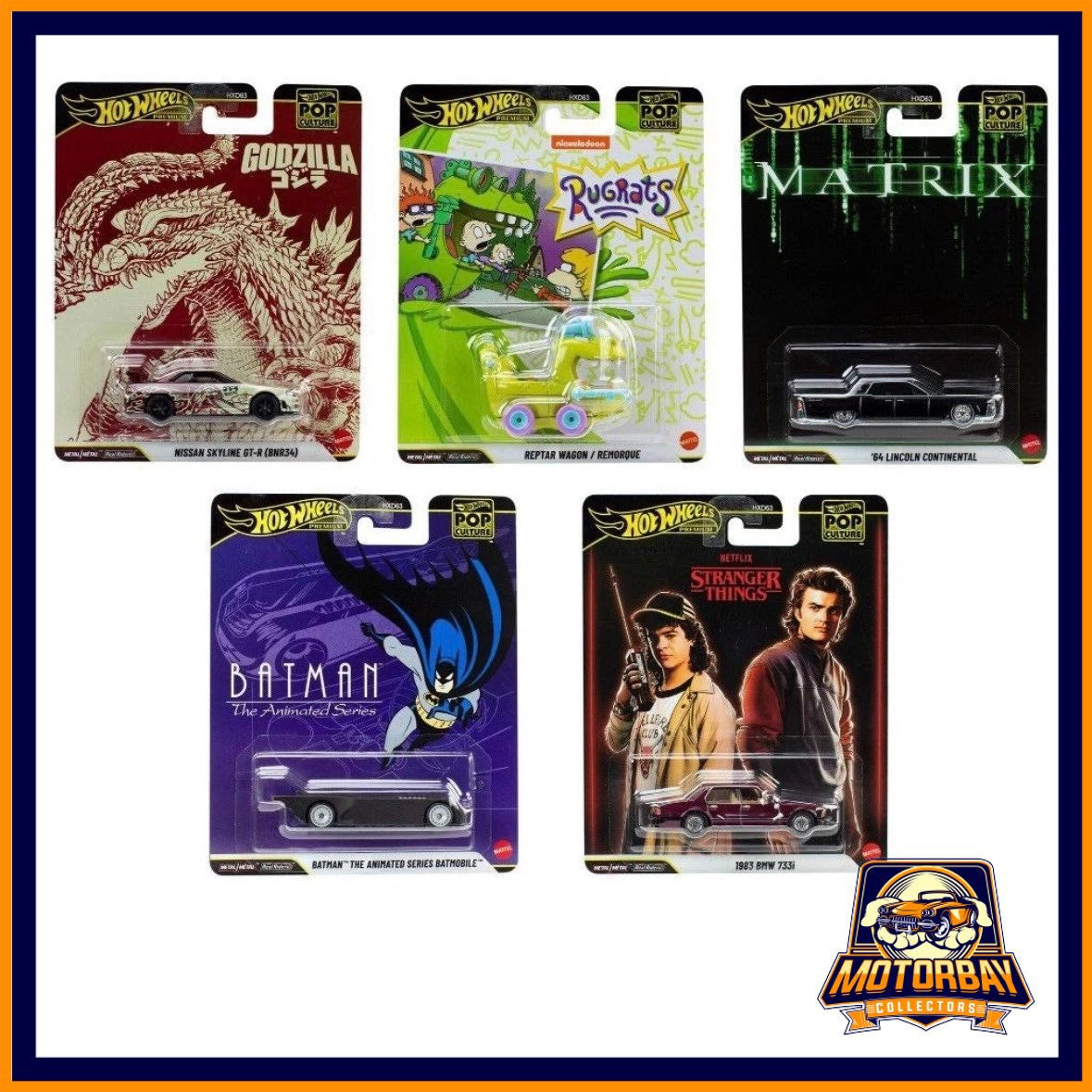 Hot Wheels pop culture set premium