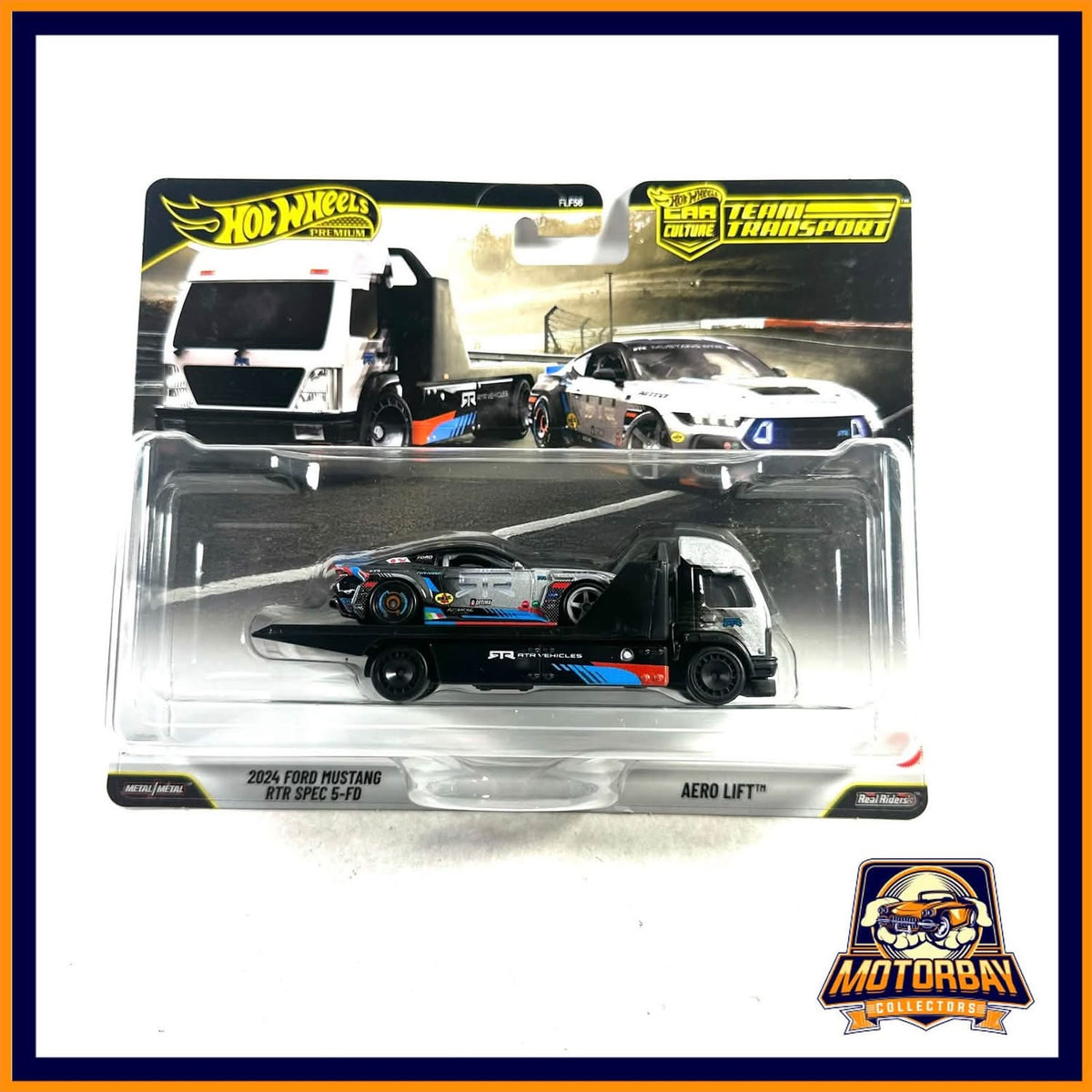 Hot Wheels car culture team transport 1/64 Ford Mustang rTR