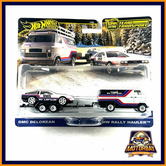 Hot Wheels team transport 1/64 dmc delorean