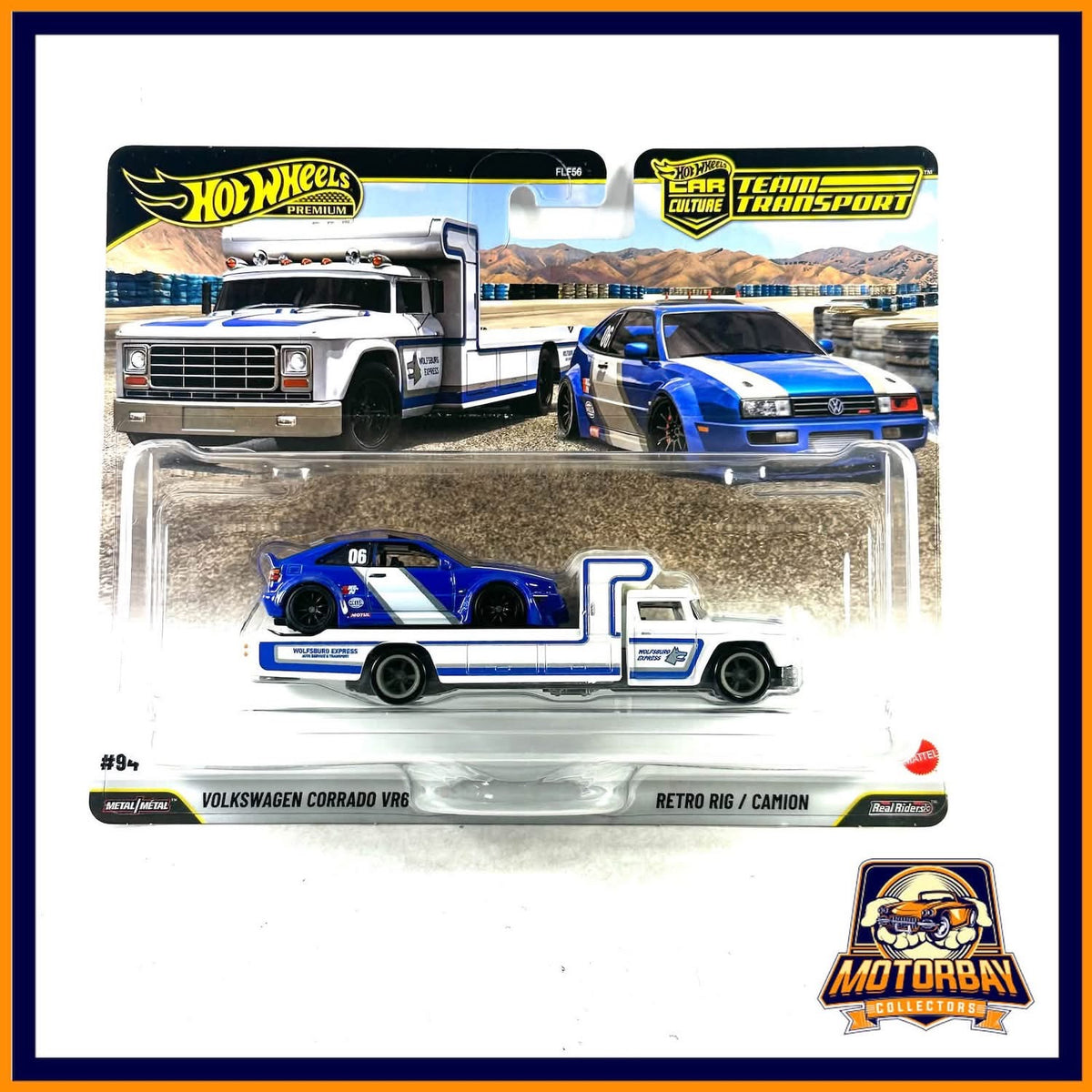 Hot wheels team transport car culture 1/64 Volkswagen corrado