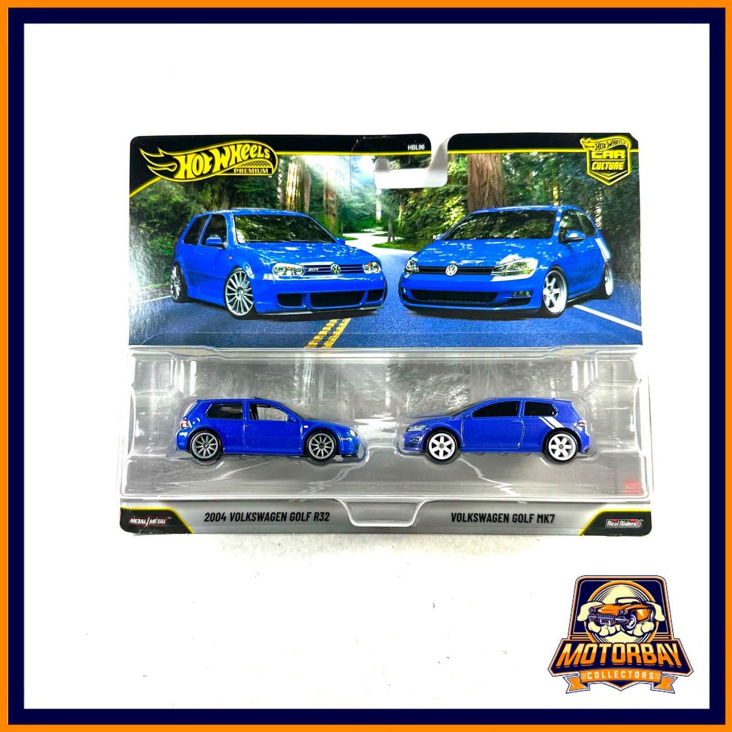 Hot Wheels premium 1/64 2 pack Volkswagen Golf