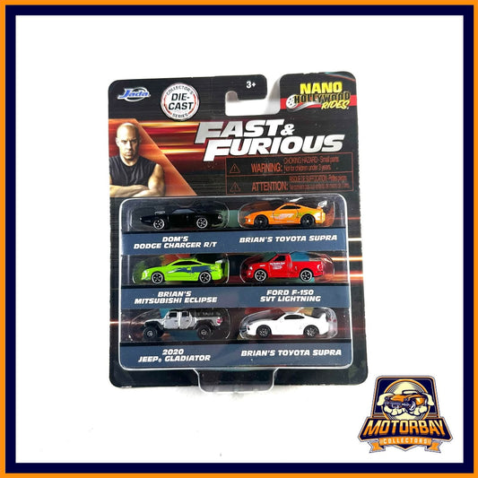 Jada 1/87 nano fast and furious pack x6