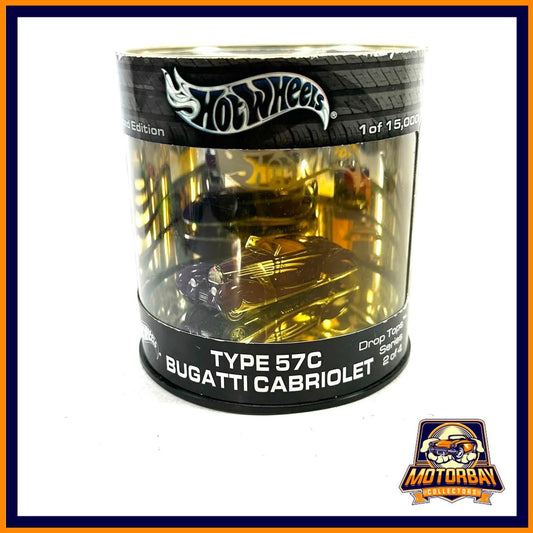 Hot Wheels 1/64 oil can Bugatti Cabriolet Type 57C