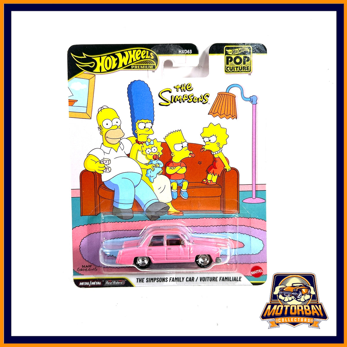Hot wheels pop culture premium 1/64 the Simpson’s family car