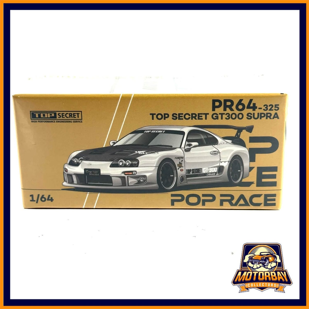 Pop race 1/64 Toyota Supra top secret