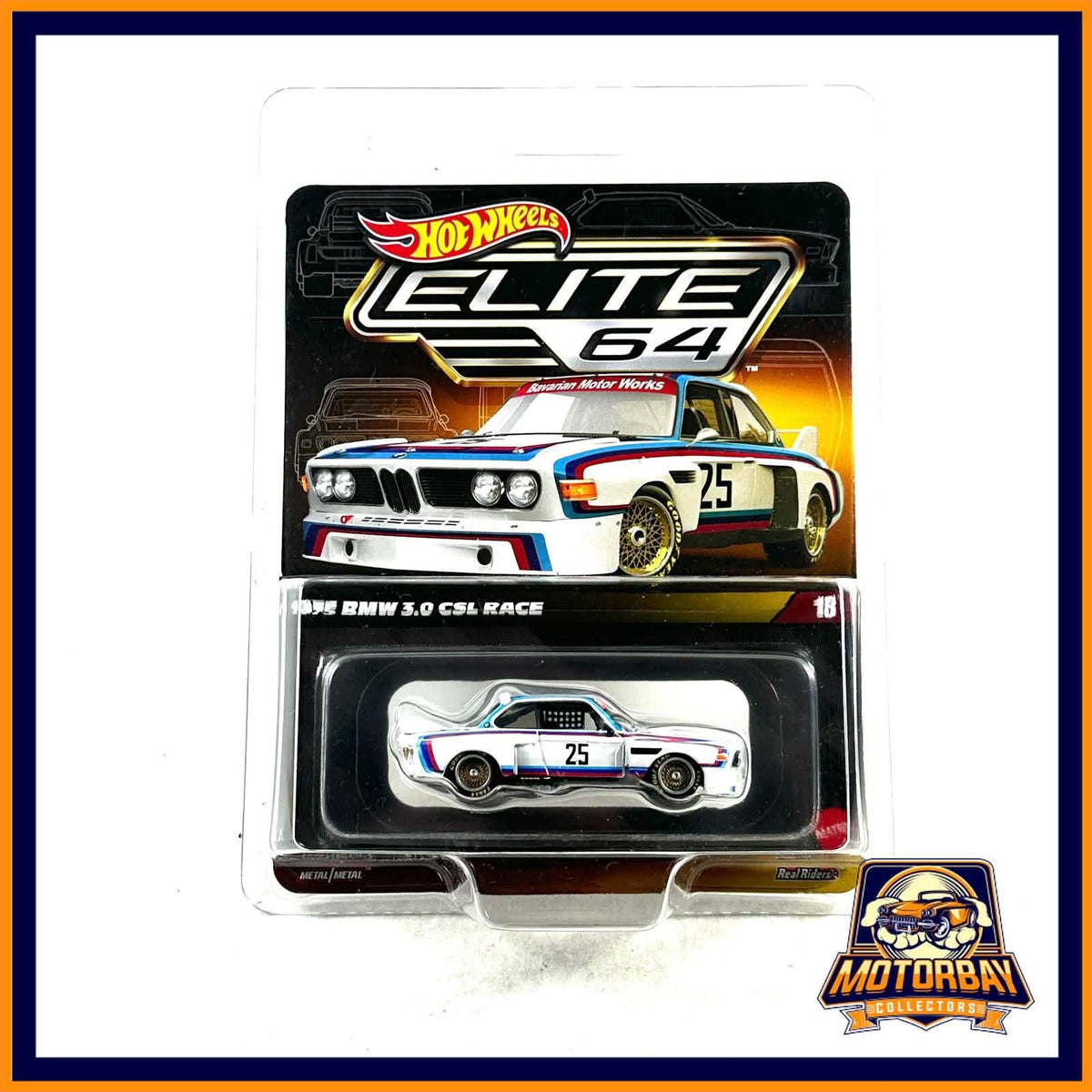 Hot wheels elite 1/64 BMW 3.0 csl