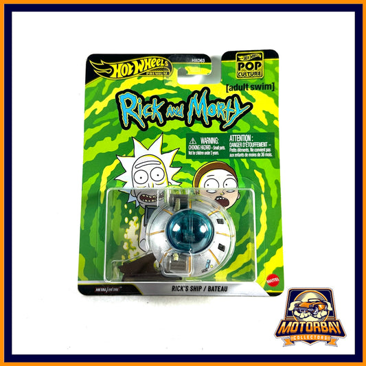 Hot wheels pop culture premium 1/64 Rick and Morty ship / nave
