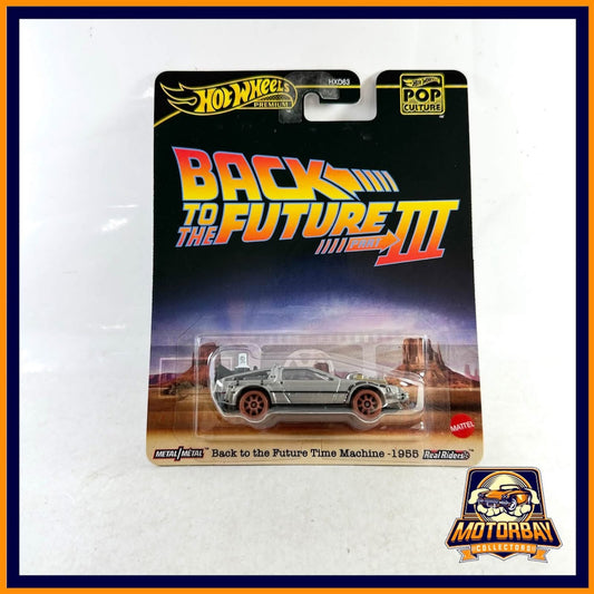 Hot wheels 1/64 premium pop culture Time Machine delorean