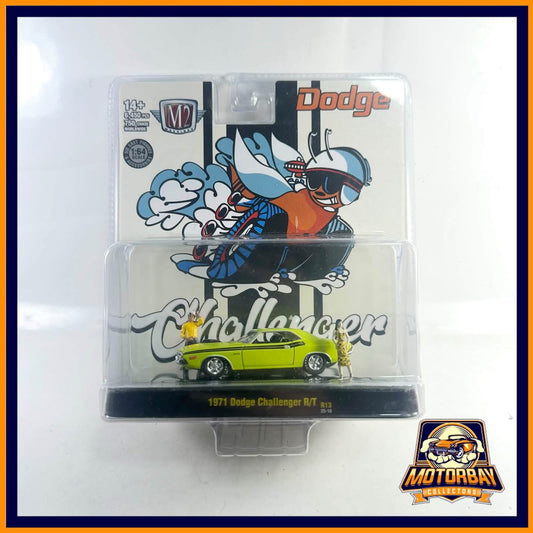 M2 1/64 dodge challenger rt con figuras
