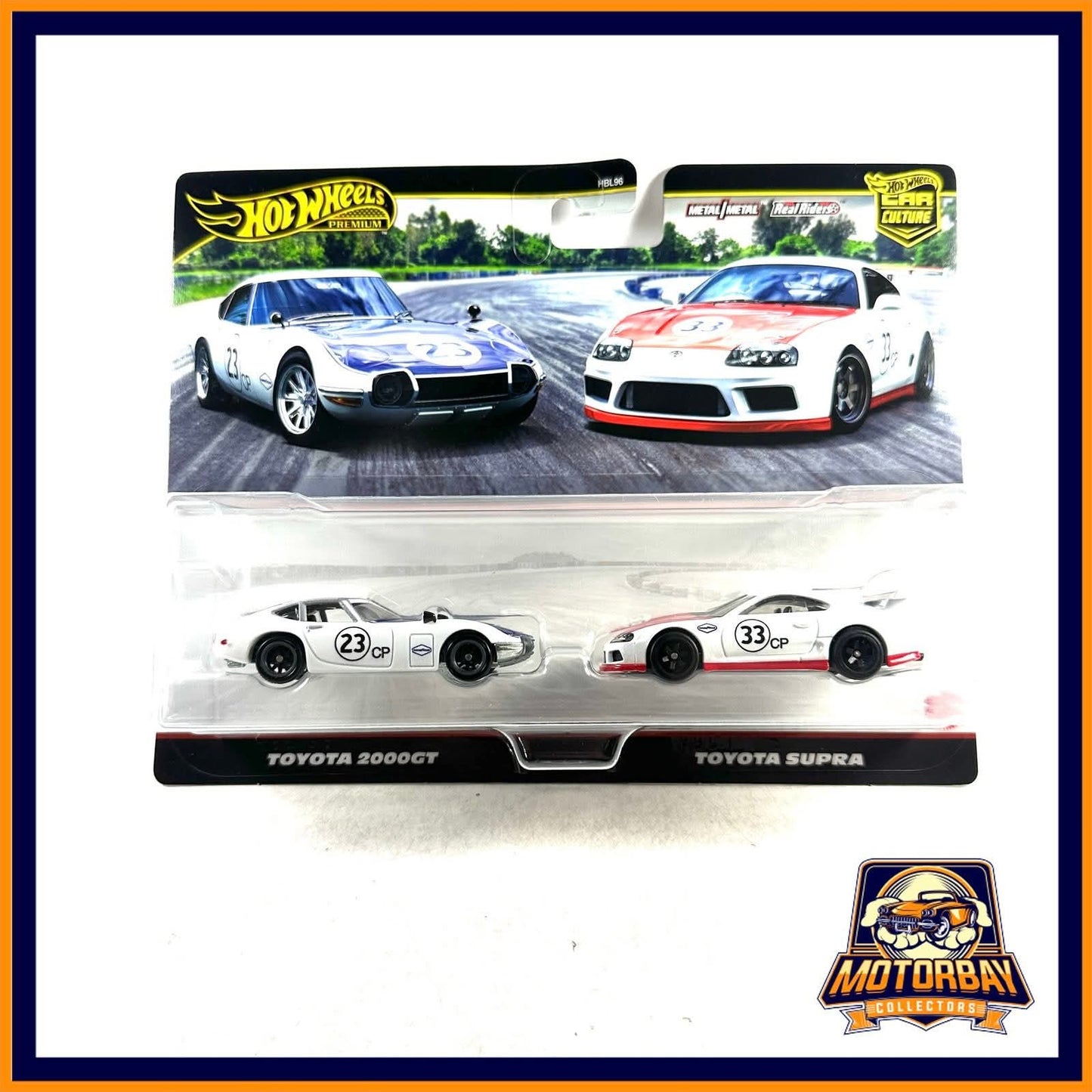 Hot Wheels 1/64 Set Toyota 2000GT & Toyota Supra