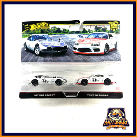 Hot Wheels 1/64 Set Toyota 2000GT & Toyota Supra