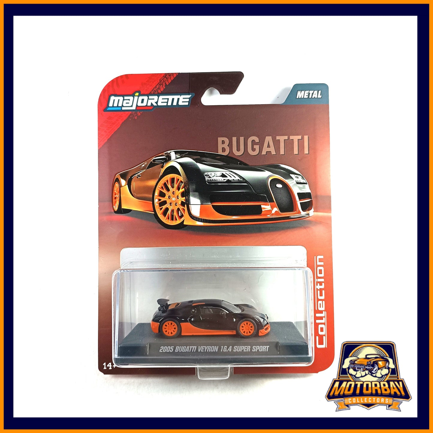 Majorette 1/64 2005 Bugatti Veyron 16.4 Súper Sport