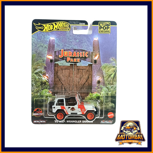 Hot Wheels 1/64 Jurassic Park 92 Jeep Wrangler Sahara