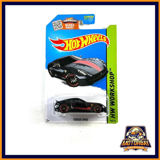 Hot Wheels 1/64 STH Ferrari 599 XX Detalle parte trasera