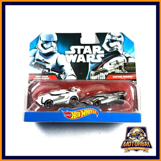 Hot Wheels 1/64 Set Star Wars First Order Stormtrooper & Captain Phasma