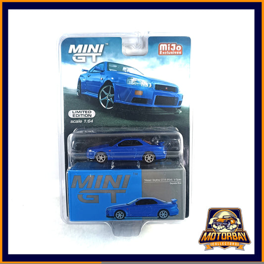 Mini GT 1/64 Nissan Skyline GT-R (R34) V-Spec