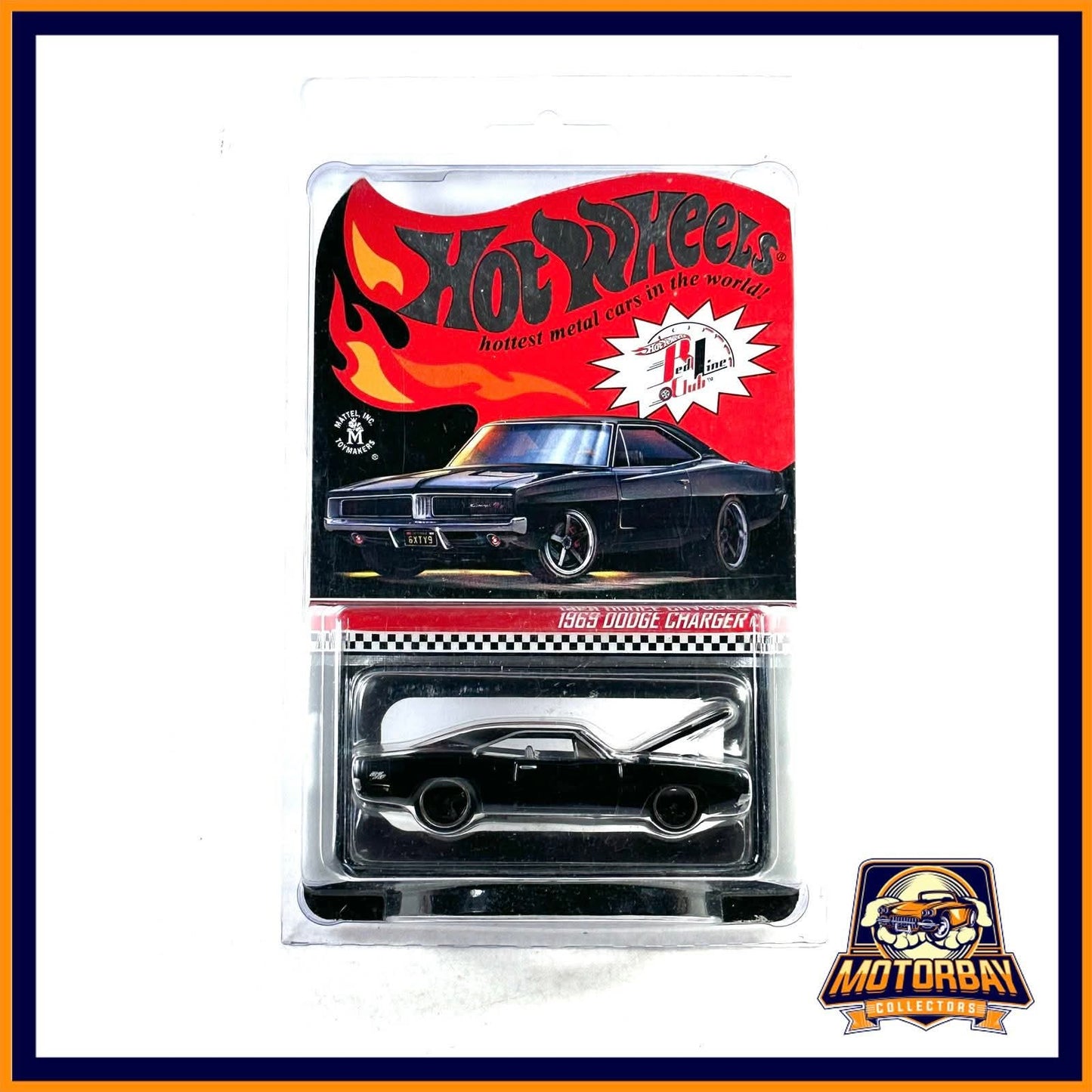 Hot Wheels 1/64 RLC 1969 Dodge Charger R/T primera edición # 16283/17500
