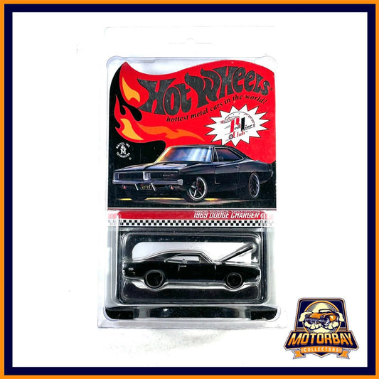 Hot Wheels 1/64 RLC 1969 Dodge Charger R/T primera edición # 16283/17500
