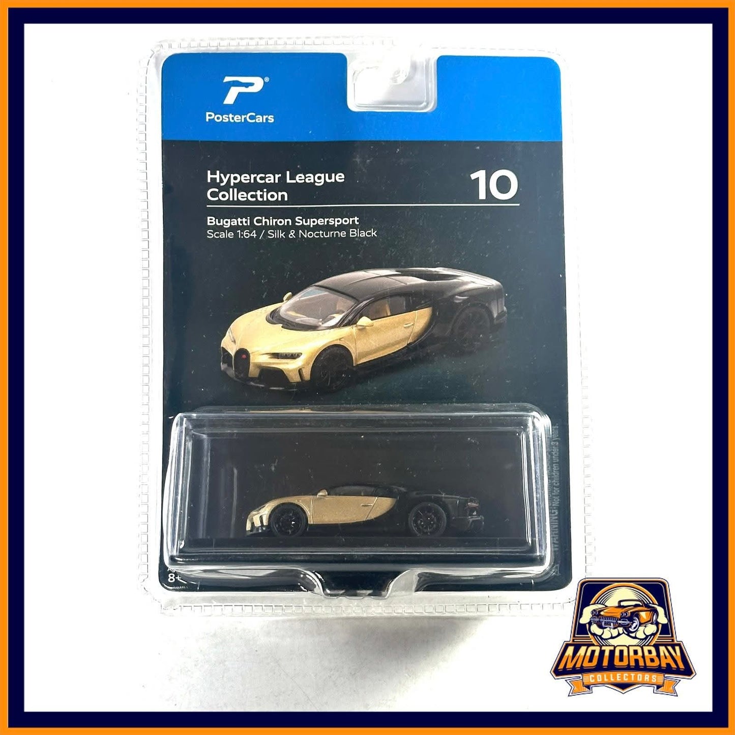 PosterCars 1/64 Bugatti Chiron Supersport