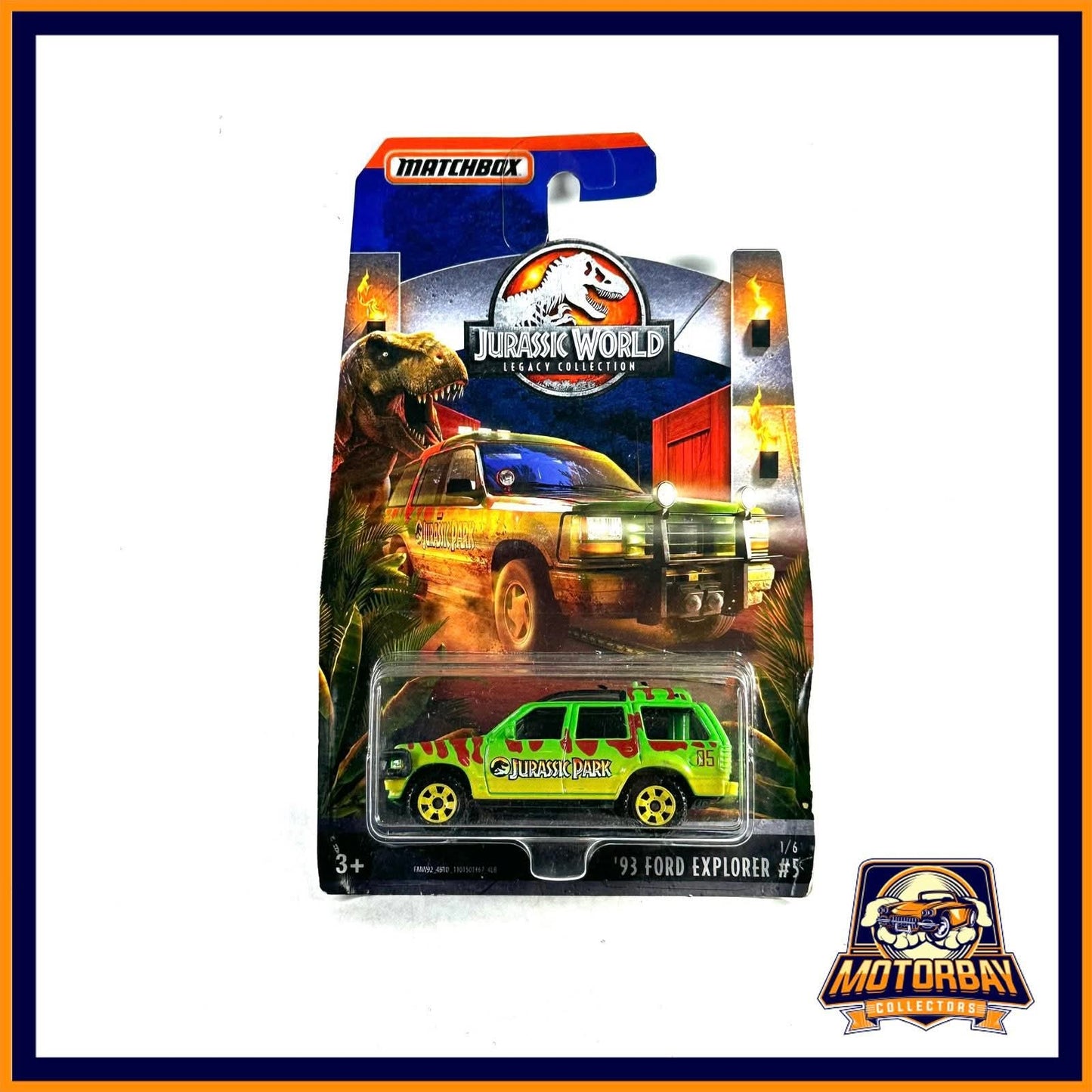 Matchbox 1/64 93 Ford Explorer Jurassic World