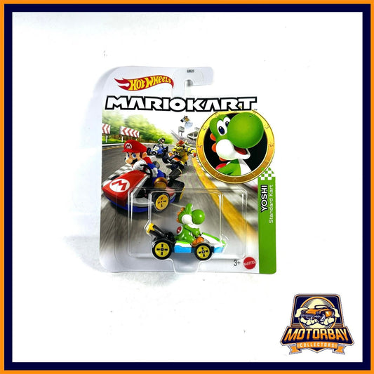 Hot Wheels 1/64 Mario Kart Yoshi Standard Kart
