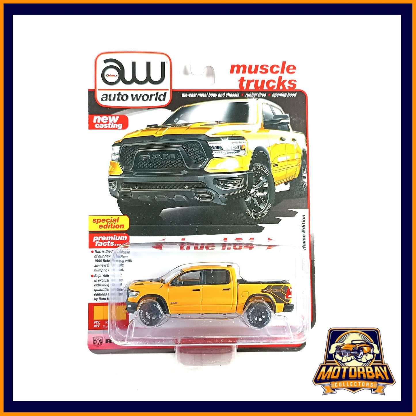 Auto World 1/64 2023 Ram 1500 Rebel Havoc Edition