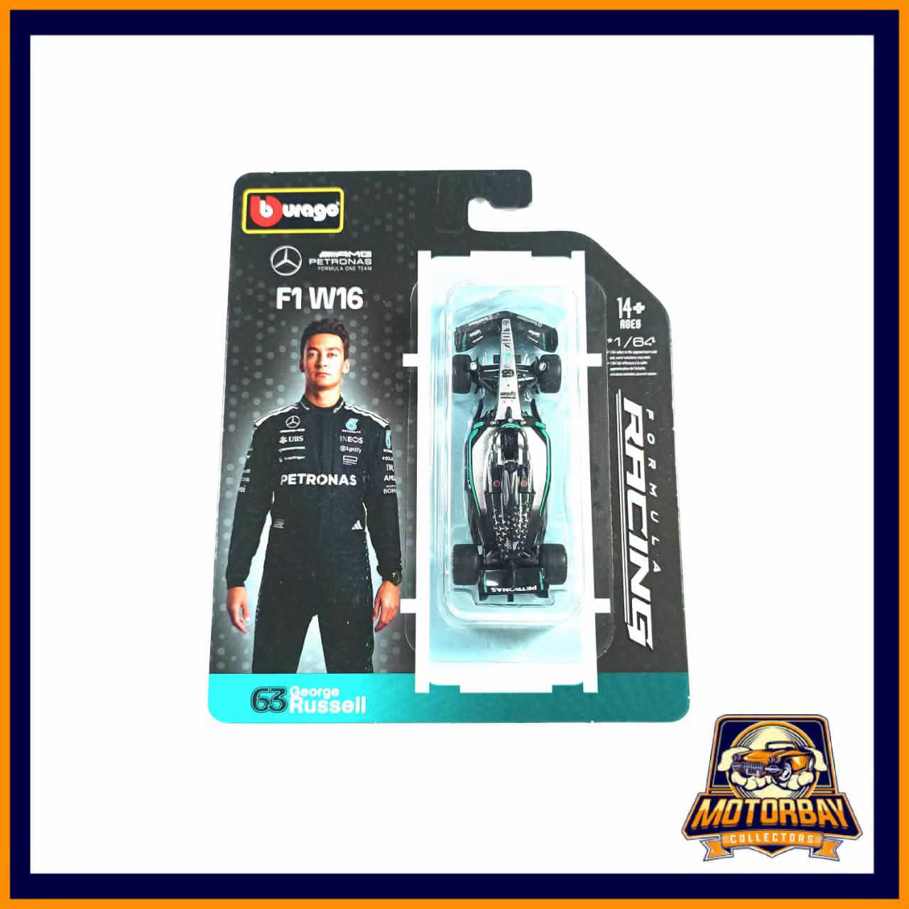 Burago 1/64 Formula Team George Russell