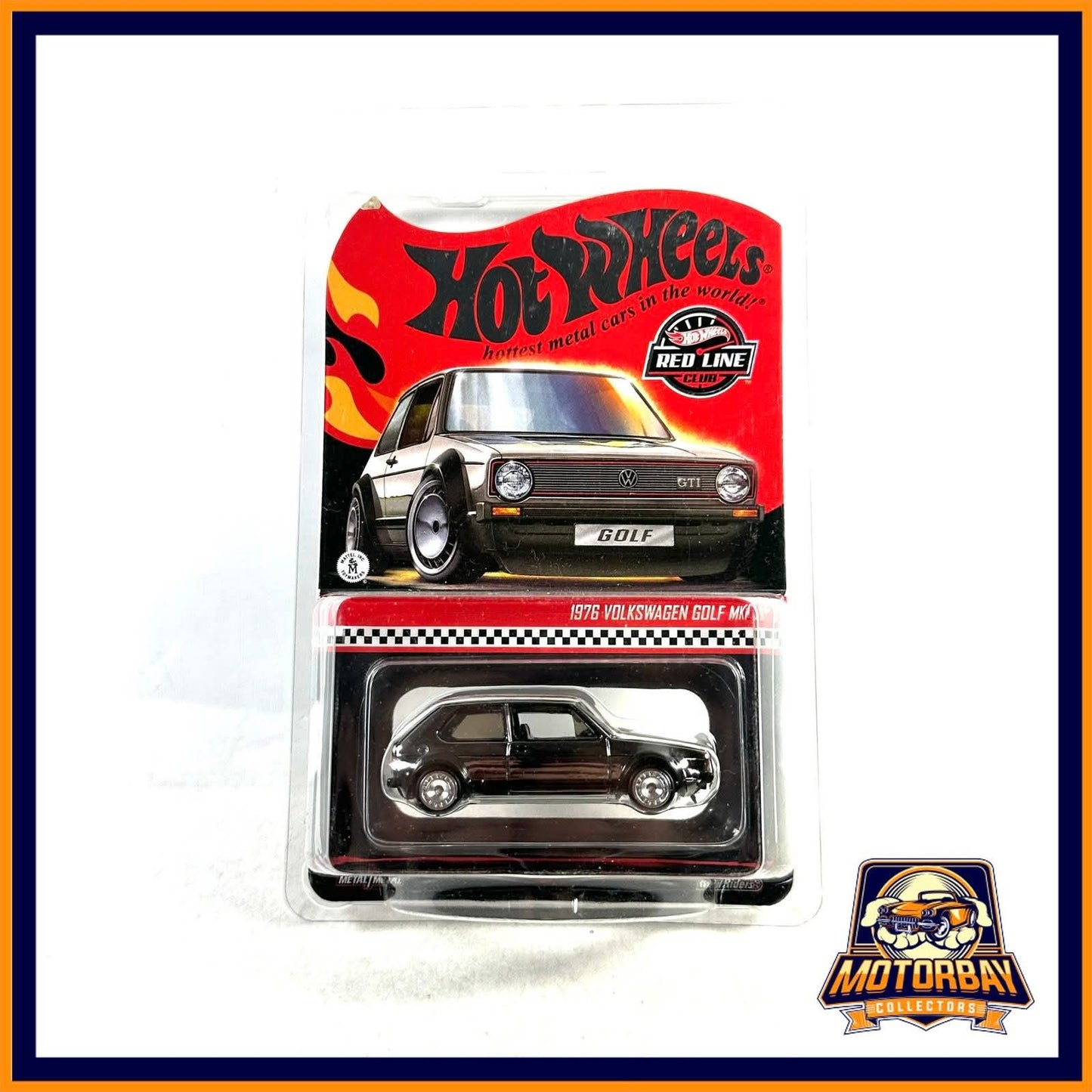 Hot Wheels 1/64 1976 Volkswagen Golf MK1 GTI