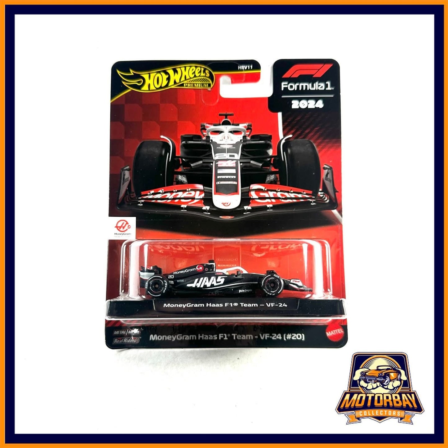 Hot Wheels 1/64 MoneyGram Haas F1 Team - VF -24