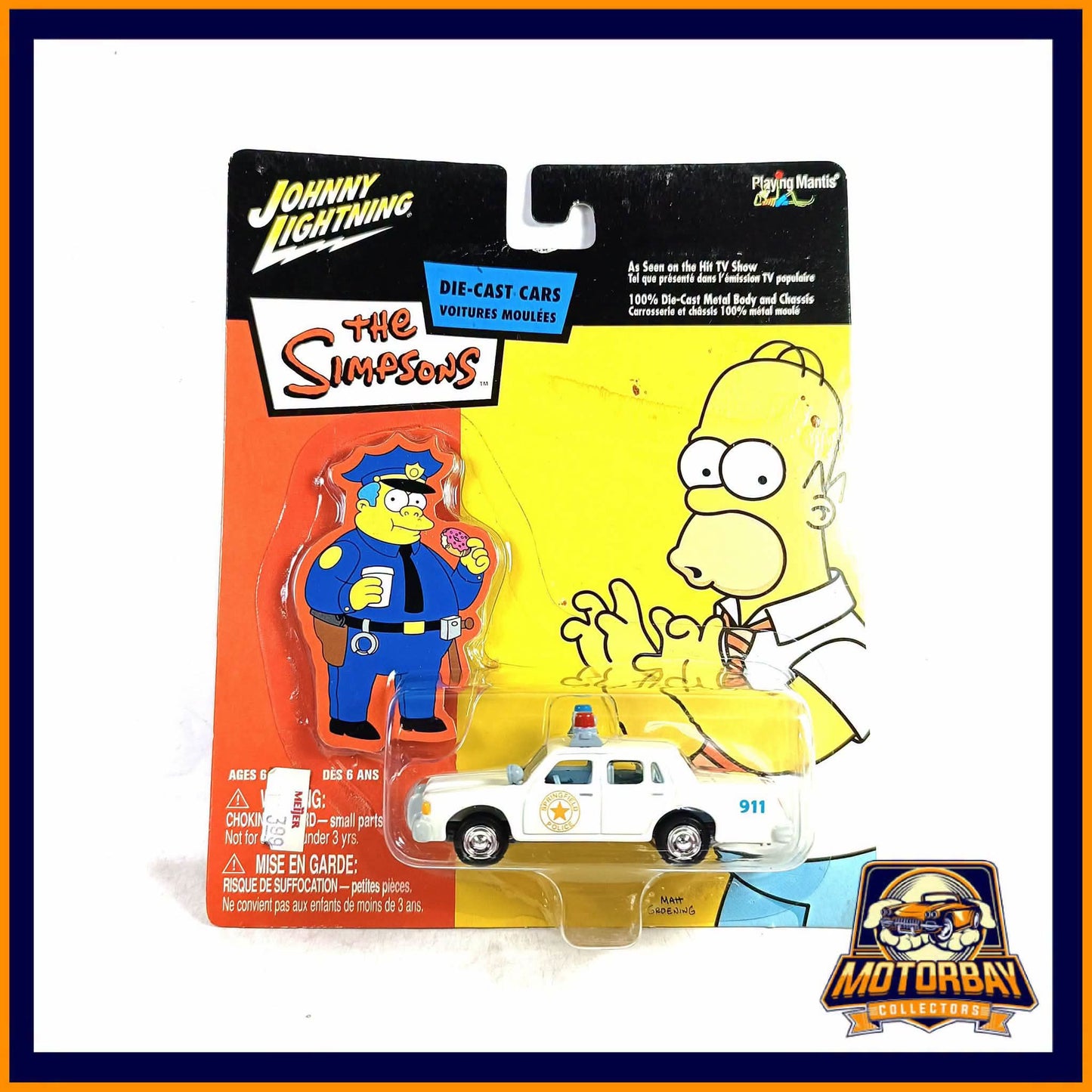 Johnny Lightning 1/64 The Simpsons Springfield Police