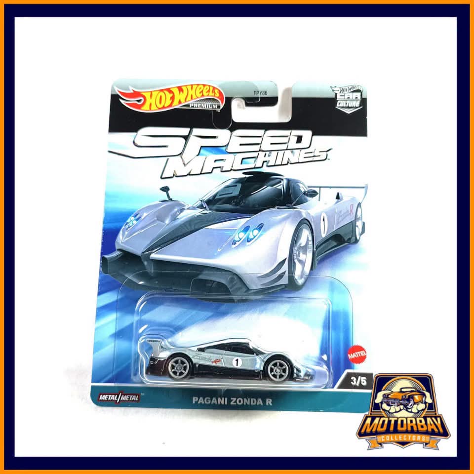 Hot Wheels 1/64 Pagani Zonda R Speed Machines