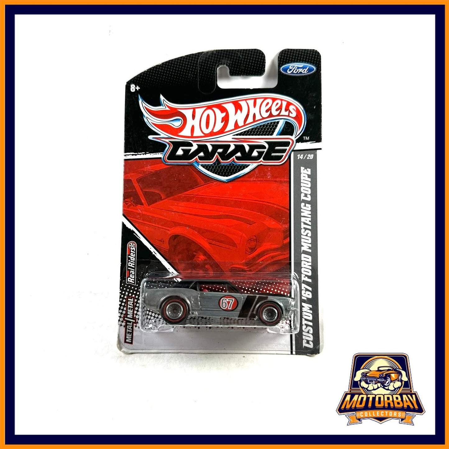Hot Wheels 1/64 Custom 67 Ford Mustang Coupe