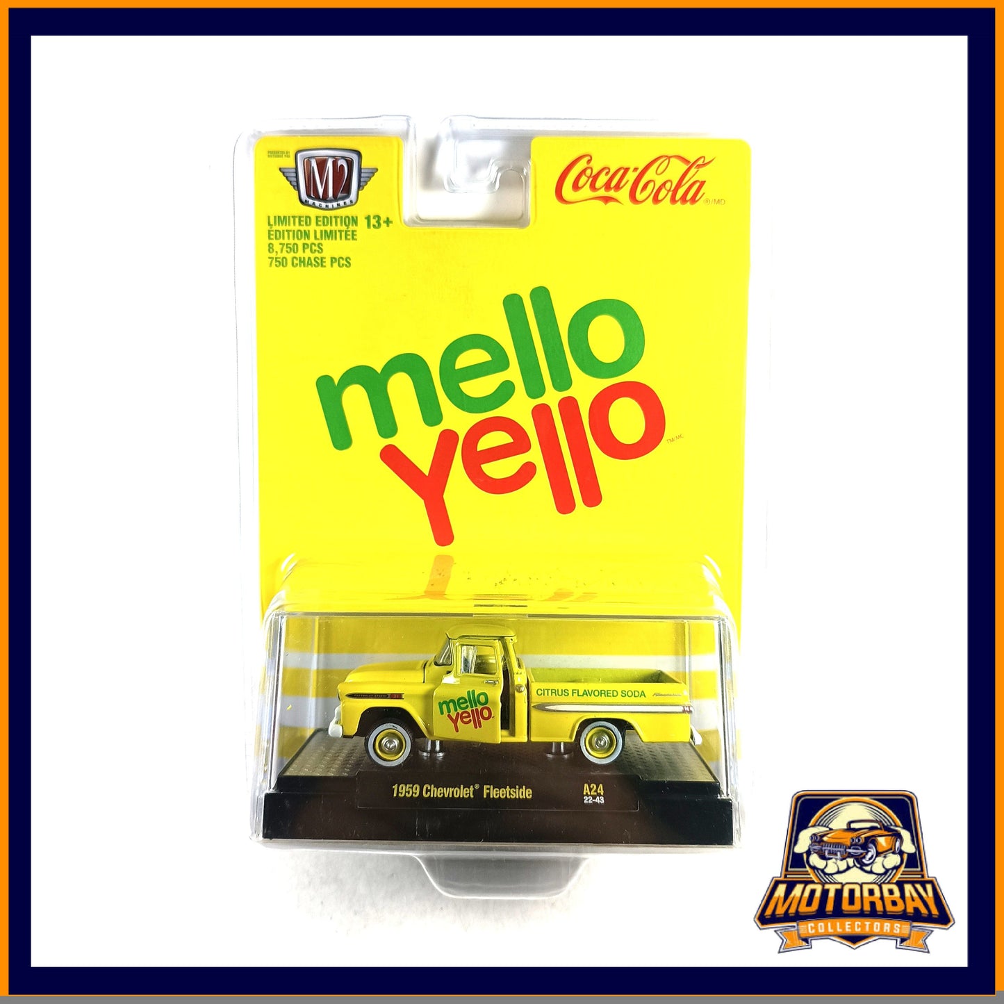 M2 1/64 Mello Yello 1959 Chevrolet Fleetside