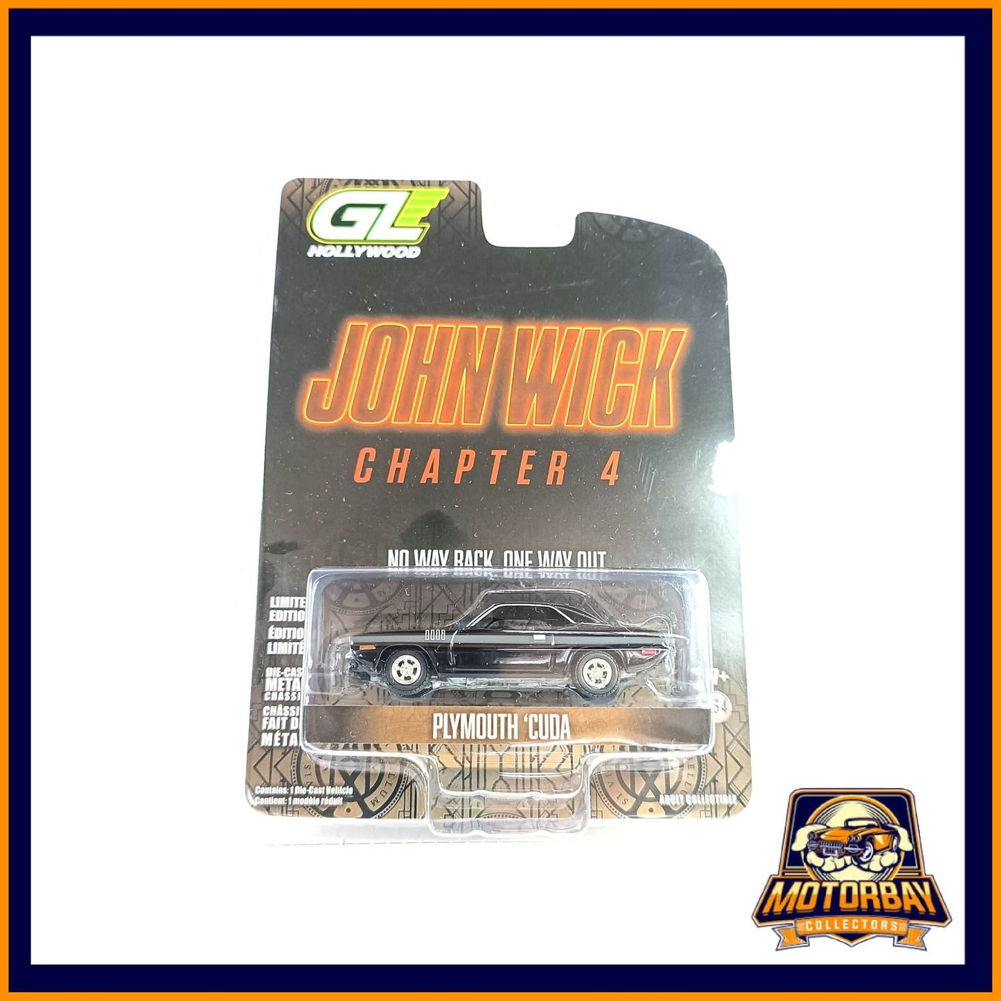 Greenlight 1/64 Plymouth Cuda John Wick