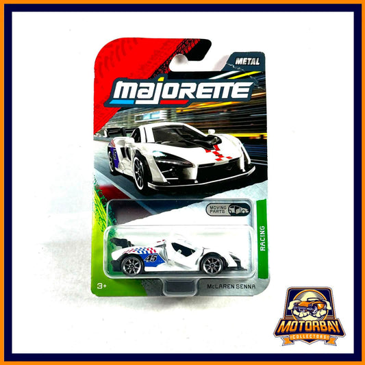 Majorette 1/64 Mclaren Senna blíster un poco doblado en la parte superior derecha