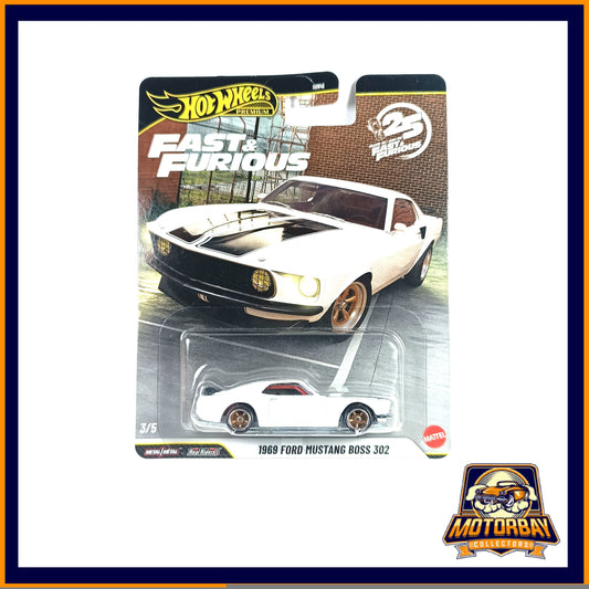 Hot Wheels 1/64 Fast & Furious 1969 Ford Mustang Boss 302