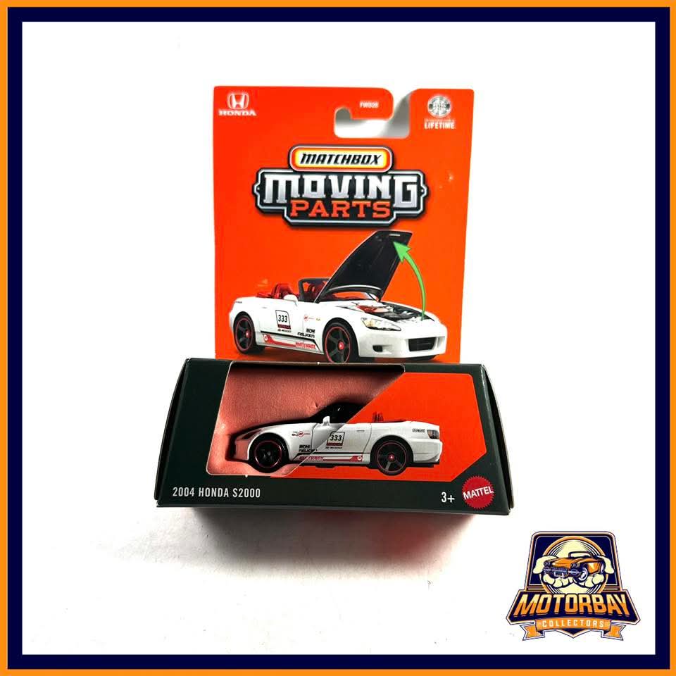 Matchbox moving parts 1/64 2004 Honda s2000
