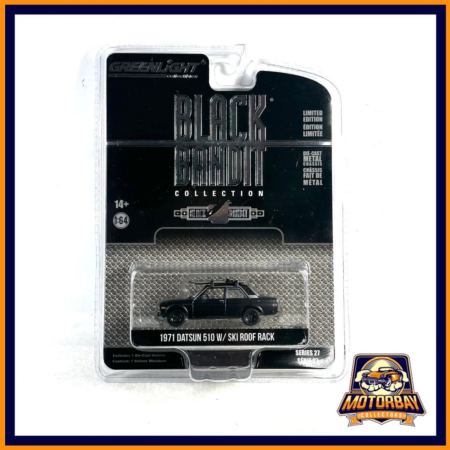 Greenlight 1/64 1971 Datsun 510 W / SKI Roof Rack