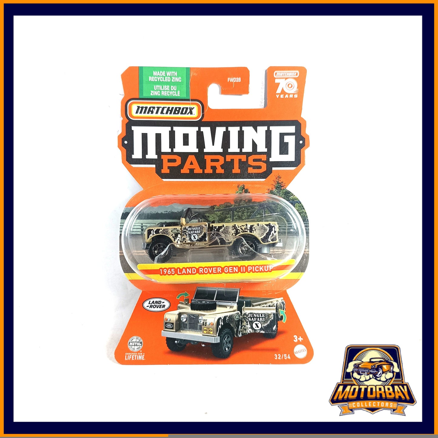 Matchbox 1/64 1965 Land Rover Gen II Pickup