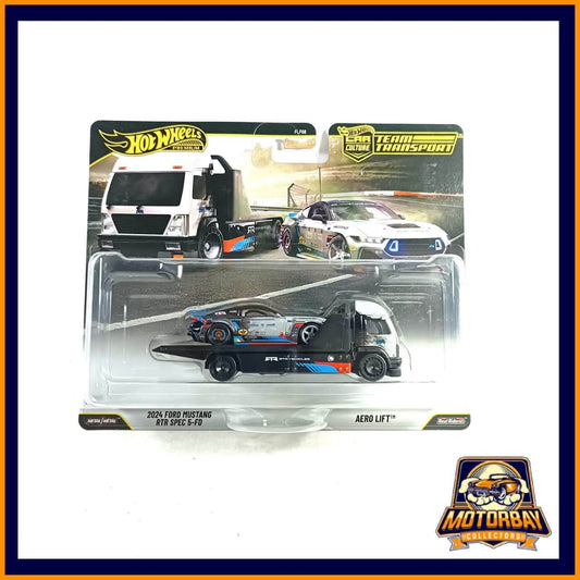 Hot Wheels 1/64 2024 Ford Mustang RTR Spec 5-FD & Aero Lift