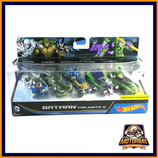 Hot Wheels 1/64 Batman Conjunto 5