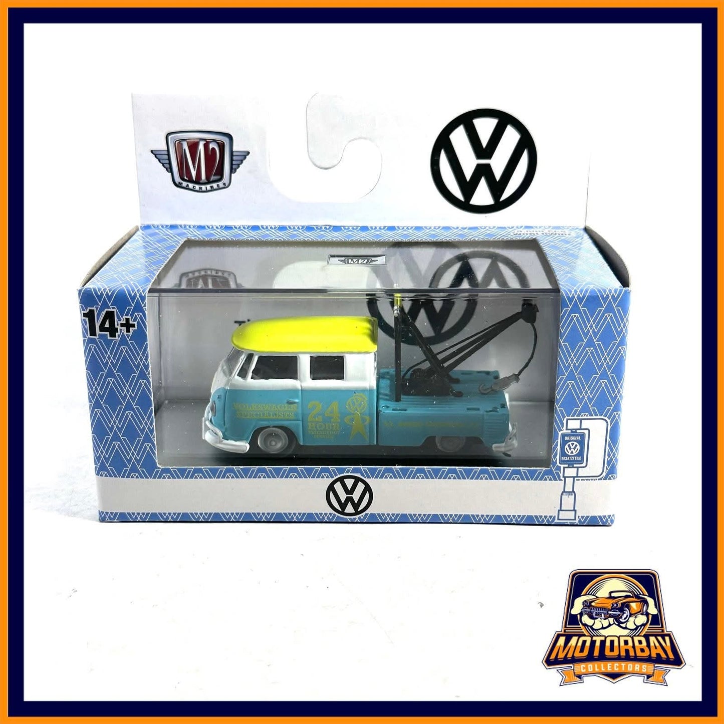 M2 1/64 1969 VW Double Cab Truck USA Model